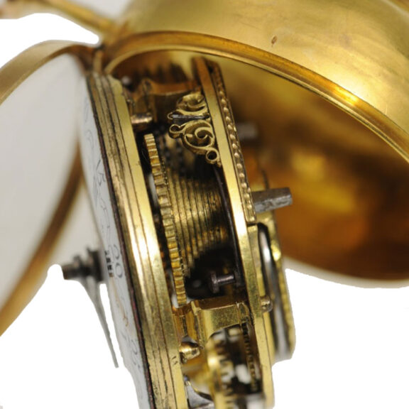 English 20k gold open worked Repoussé watch Circa 1792 English 20k gold open worked Repoussé watch Circa 1792
