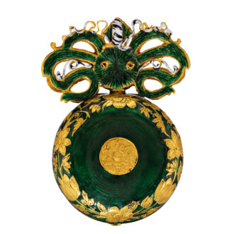 Swiss gold, enamel and diamond set lady's watch Circa 1640