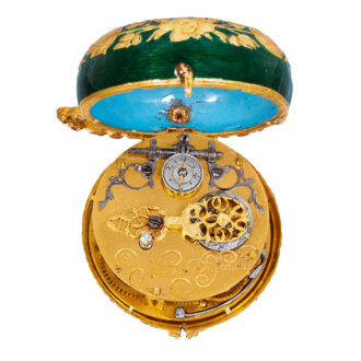 Swiss gold, enamel and diamond set lady's watch Circa 1640