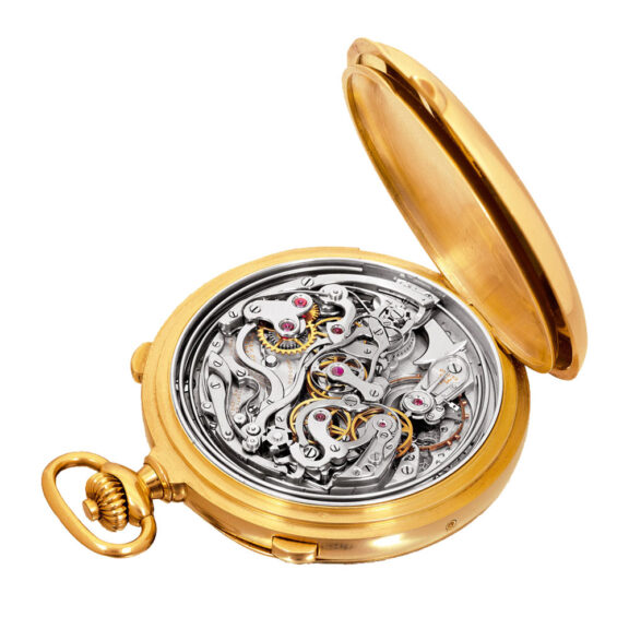 Fine Swiss gold ultra complicated thin watch Circa 1924 Fine Swiss gold ultra complicated thin watch Circa 1924