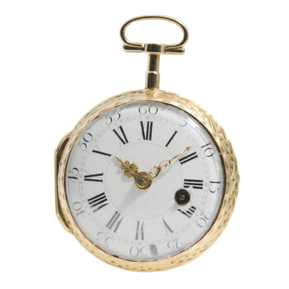 French 20k gold verge watch with chatelaine Circa 1770 French 20k gold verge watch with chatelaine Circa 1770