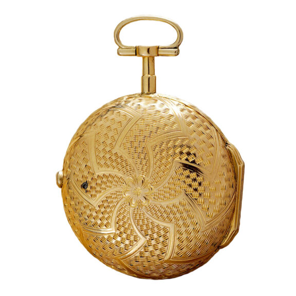 French 20k gold verge watch with chatelaine Circa 1770 French 20k gold verge watch with chatelaine Circa 1770