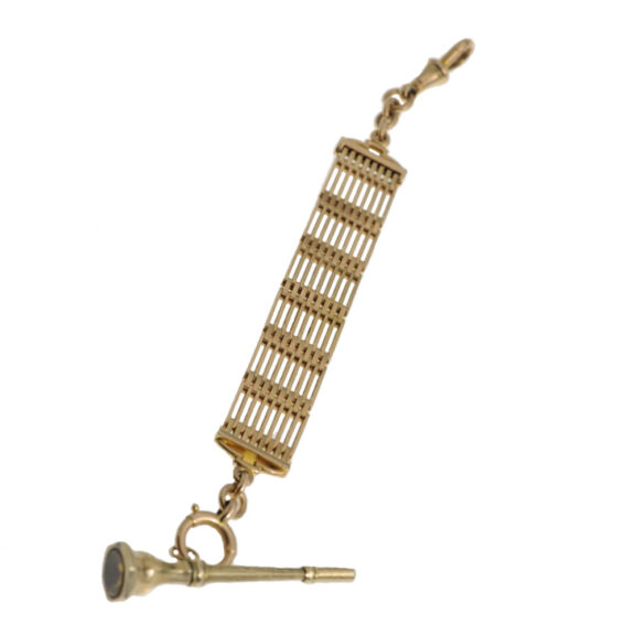 French 20k gold verge watch with chatelaine Circa 1770 French 20k gold verge watch with chatelaine Circa 1770
