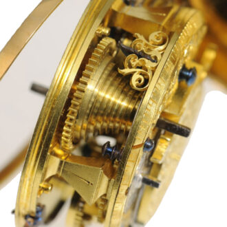 English gold pair cased verge pocket watch Circa 1702 English gold pair cased verge pocket watch Circa 1702