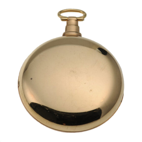 English gold open faced chronometer pocket watch Circa 1803 English gold open faced chronometer pocket watch Circa 1803