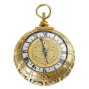 French bronze coach clock with hour self strike and alarm Circa 1650