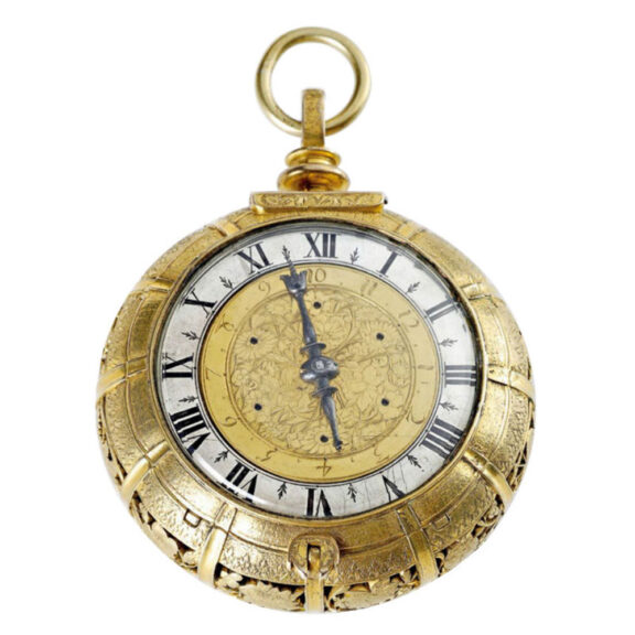 French bronze coach clock with hour self strike and alarm Circa 1650