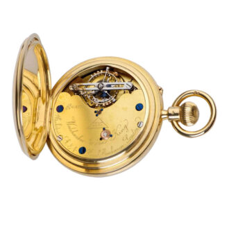 English pocket watch with minute tourbillon Circa 1904