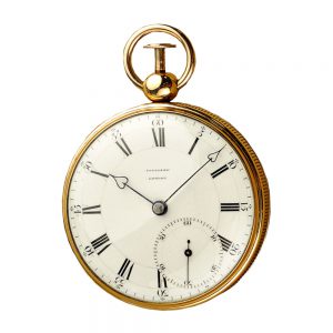 English gold repeating duplex pocket watch Circa 1852