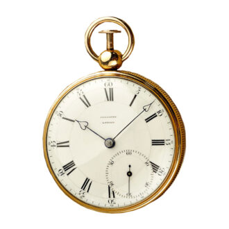 English gold repeating duplex pocket watch Circa 1852