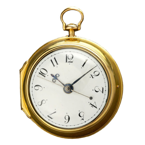 Important English gold cylinder pocket watch Circa 1769