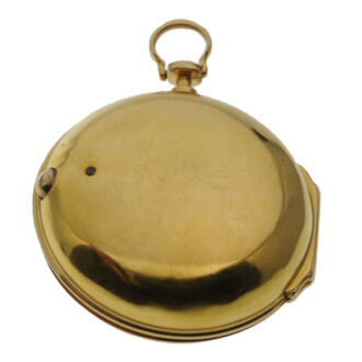 Important English gold cylinder pocket watch Circa 1769
