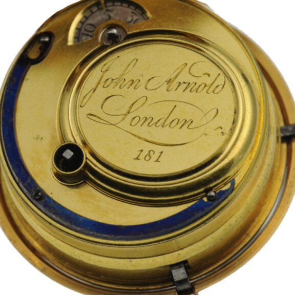Important English gold cylinder pocket watch Circa 1769 Important English gold cylinder pocket watch Circa 1769