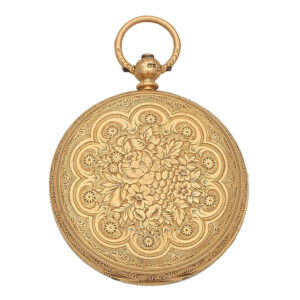 English 18 carat gold English lever pocket watch Circa 1871