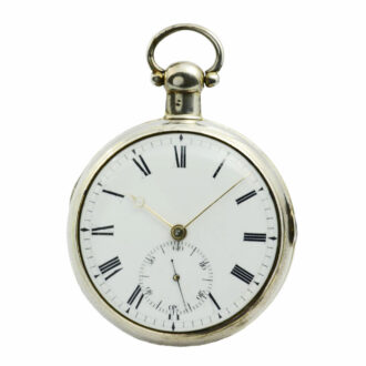 English silver historical chronometer watch Circa 1797
