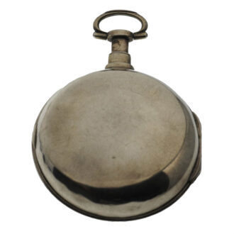 Heavy English silver open faced pocket chronometer Circa 1802