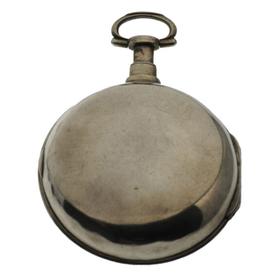 Heavy English silver open faced pocket chronometer Circa 1802 Heavy English silver open faced pocket chronometer Circa 1802