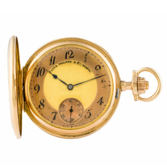 Swiss 18 carat gold hunting cased pocket watch Circa 1900