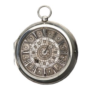 English silver pair cased verge pocket watch Circa 1690
