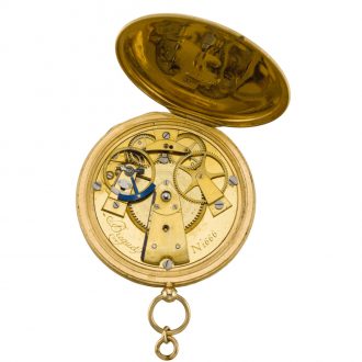 Rare French single handed Souscription cylinder watch Circa 1805