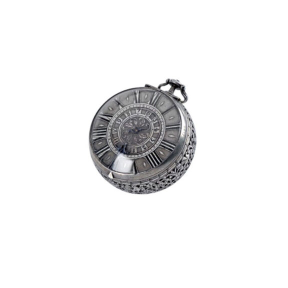 Swiss silver double cased verge pocket watch Circa 1690 Swiss silver double cased verge pocket watch Circa 1690