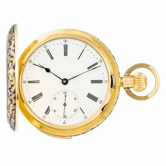 Swiss yellow gold minute repeating lever watch Circa 1900 Swiss yellow gold minute repeating lever watch Circa 1900