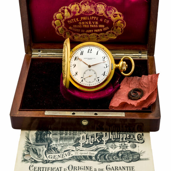 Superb Swiss gold minute repeating lever watch Circa 1926 Superb Swiss gold minute repeating lever watch Circa 1926