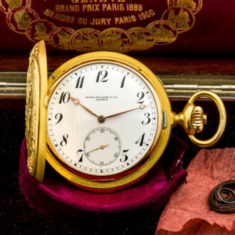 Superb Swiss gold minute repeating lever watch Circa 1926