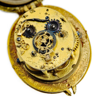 French oval Renaissance drum watch with alarm Circa 1650