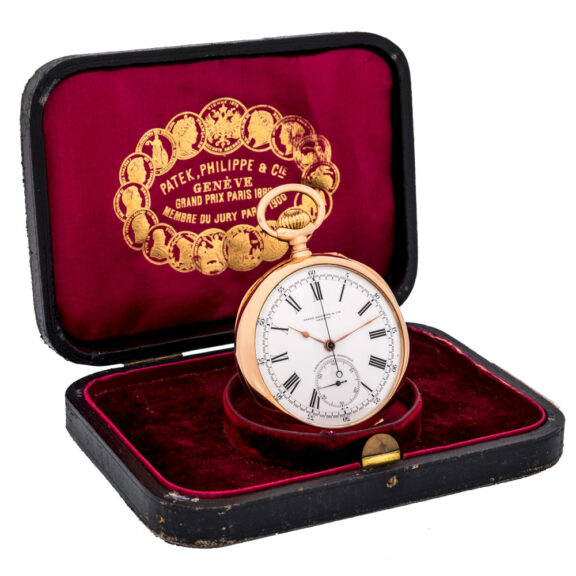 Swiss 18k gold chronograph lever watch Circa 1917 Swiss 18k gold chronograph lever watch Circa 1917