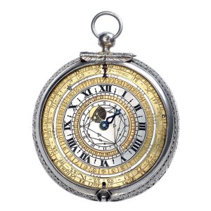 Swiss astronomical pre balance coach watch with alarm Circa 1655