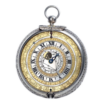 Swiss astronomical pre balance coach watch with alarm Circa 1655