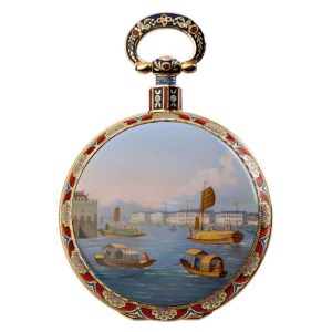 English gold duplex watch for the Chinese market Circa 1815