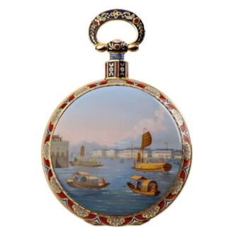 English gold duplex watch for the Chinese market Circa 1815