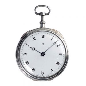 Swiss silver quarter repeating watch Circa 1810