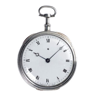 Swiss silver quarter repeating watch Circa 1810