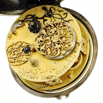 Dutch silver astronomical pre balance spring watch Circa 1675