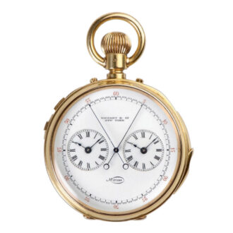 American gold minute repeater with chronograph Circa 1875