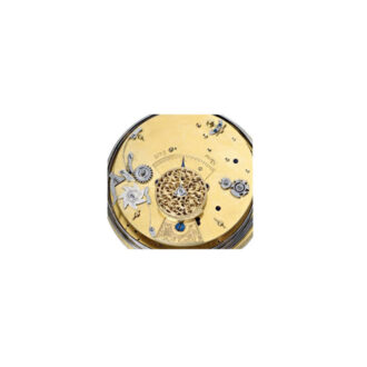 English silver watch with hour and half hour self strike and power reserve Circa 1827