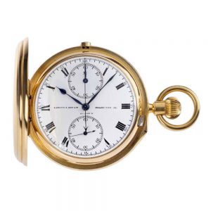 English gold hunting case watch Circa 1911