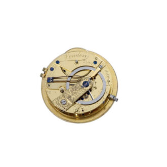 English silver pocket chronometer with spring detent escapement Circa 1798 English silver pocket chronometer with spring detent escapement Circa 1798