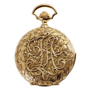 English hunting cased minute repeating watch Circa 1900