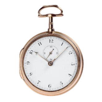 English gold open faced watch with cylinder escapement Circa 1797