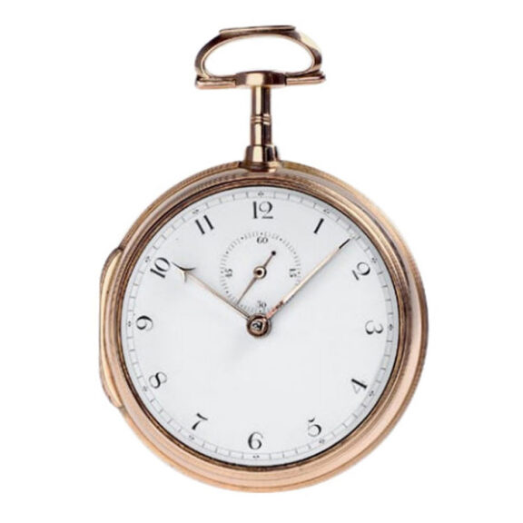English gold open faced watch with cylinder escapement Circa 1797
