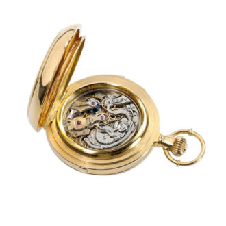 Danish minute repeating watch with perpetual calender and chronograph Circa 2003 Danish minute repeating watch with perpetual calender and chronograph Circa 2003