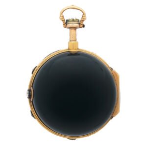French gold quarter repeating watch in bloodstone Circa 1750