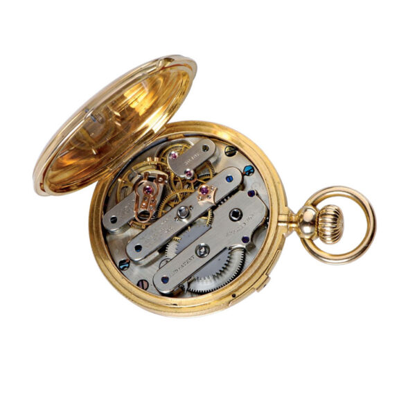 American gold hunting case pocket watch American gold hunting case pocket watch