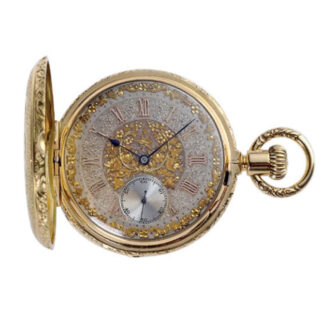 Swiss 18 carat gold one minute tourbillon watch Circa 1870