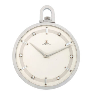 Fine Swiss platinum diamond set pocket watch Circa 1930