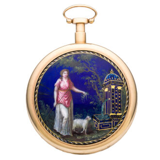 Swiss gold skeletonized quarter repeating watch Circa 1815